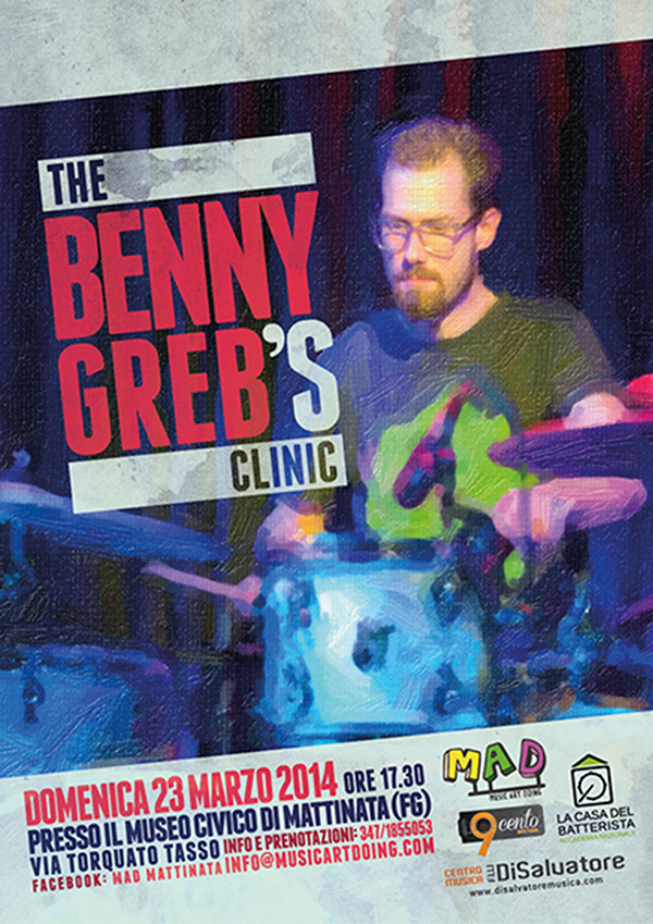 casa-batterista-clinic-benny-greb-2014